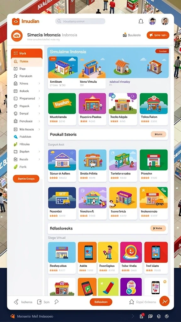 Tampilan antarmuka gb777 di Android
